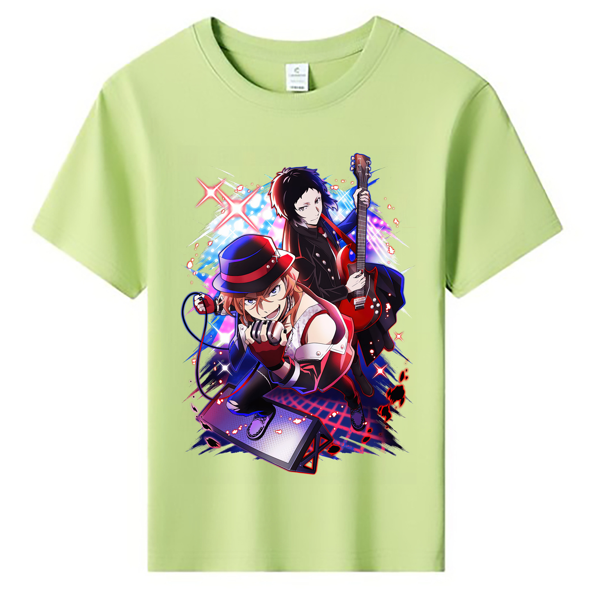 （画像用） 文豪ストレイドッグス Bungo Stray Dogs 綿100％キッズTシャツ（フロントプリント）